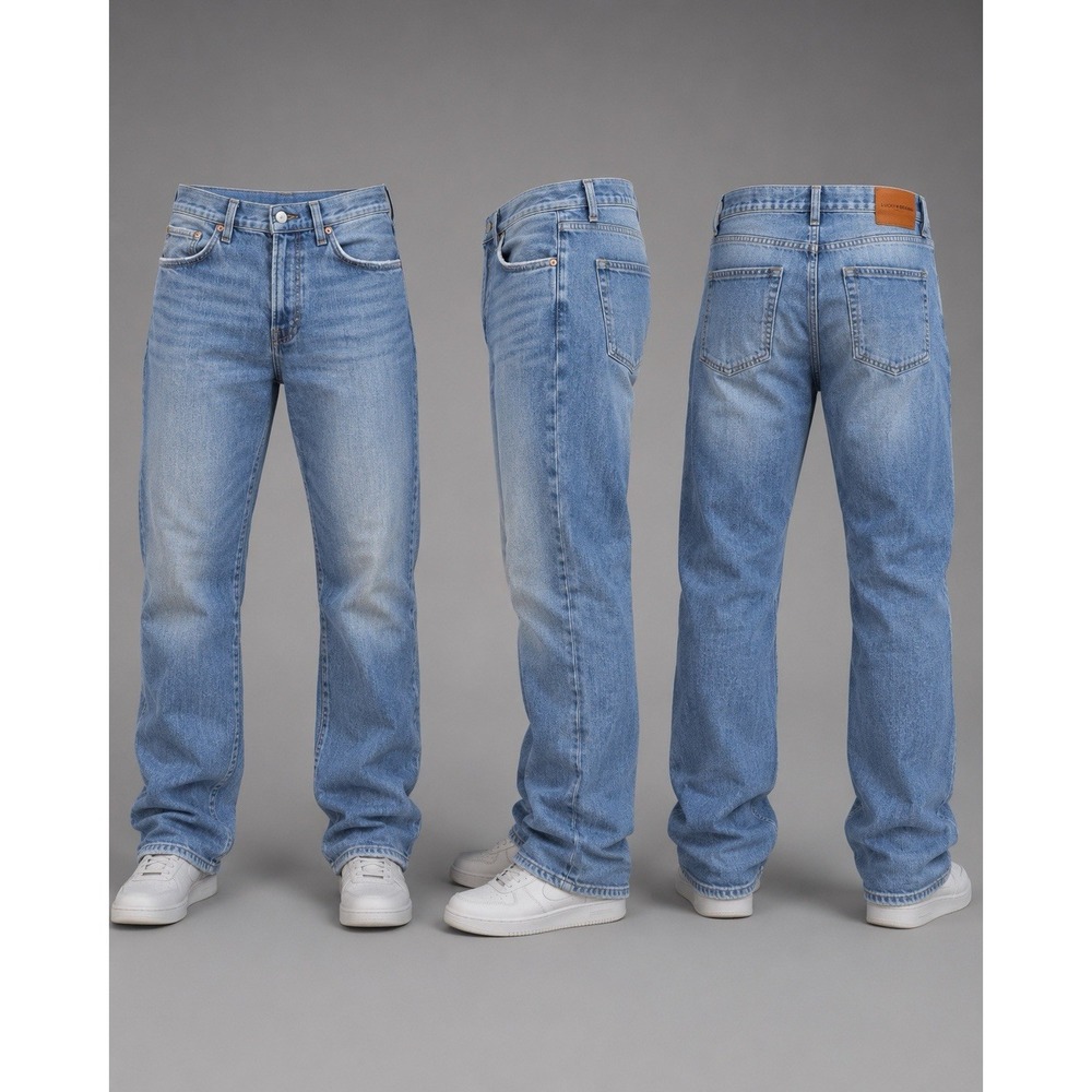 Lucky Brand Sweet MID RISE STRAIGHT Jeans Womens 12/31A Blue Denim